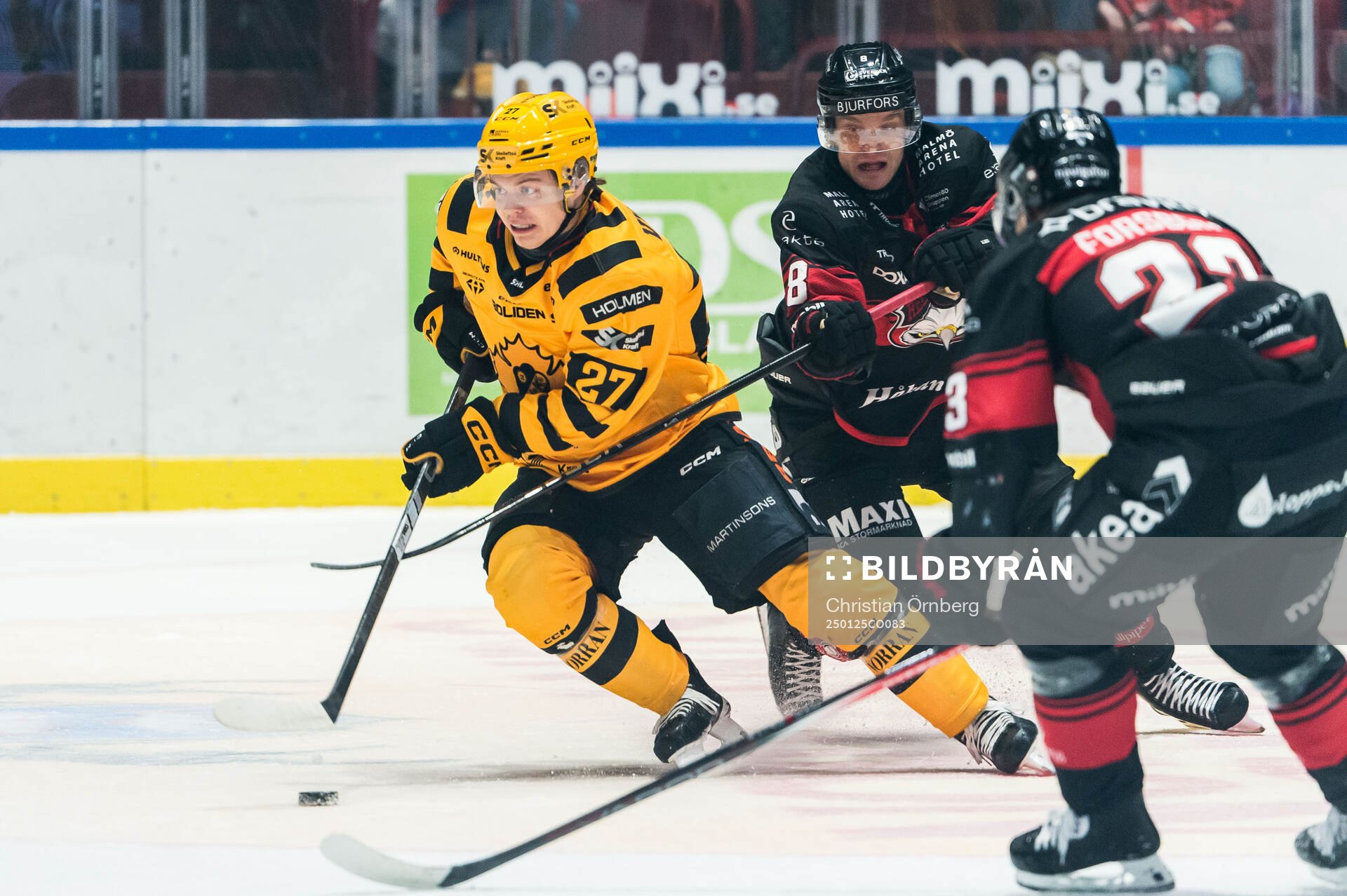 Skellefteås Oskar Vuollet och Malmö Redhawks Johan