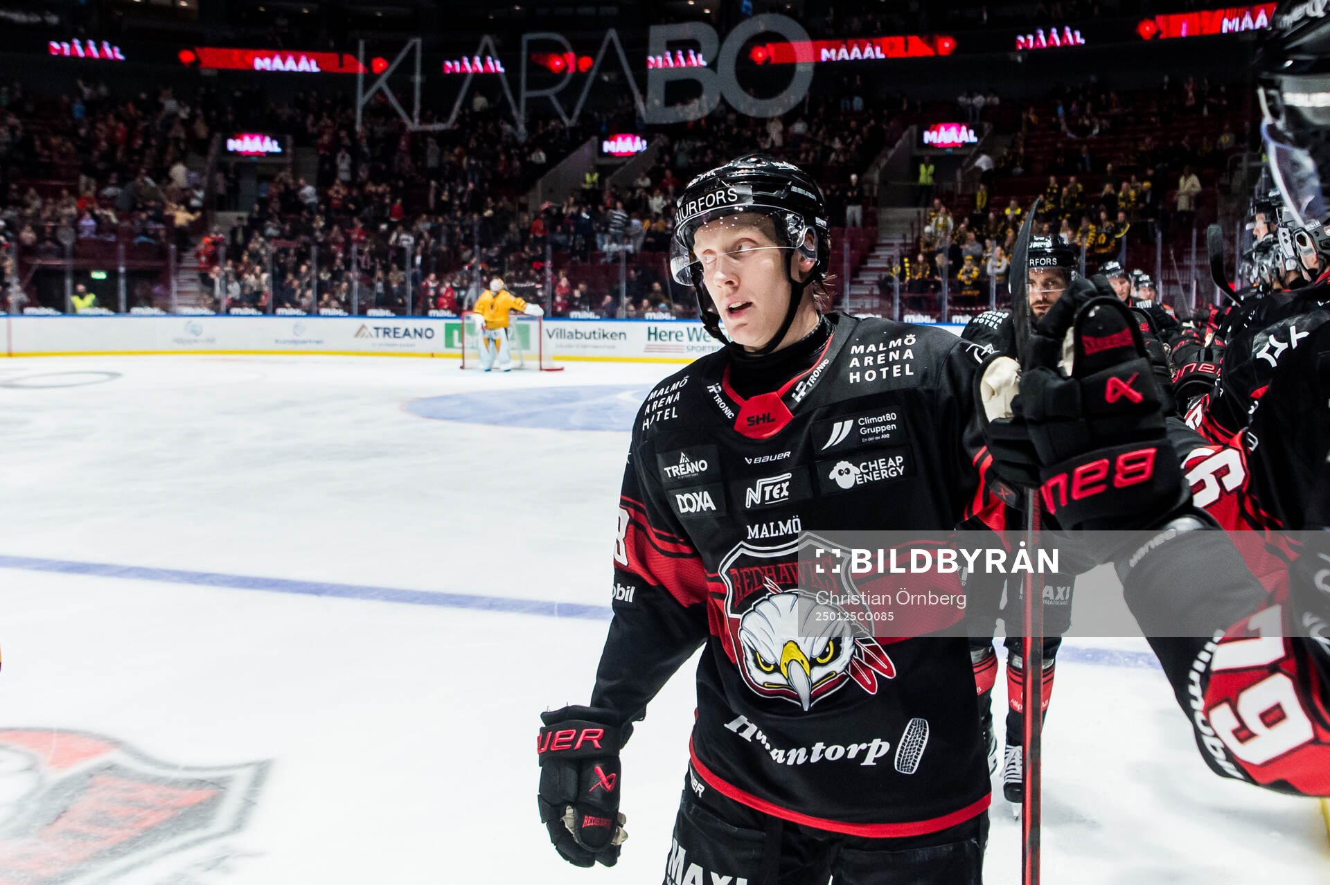 Malmö Redhawks Lassi Thomson jublar