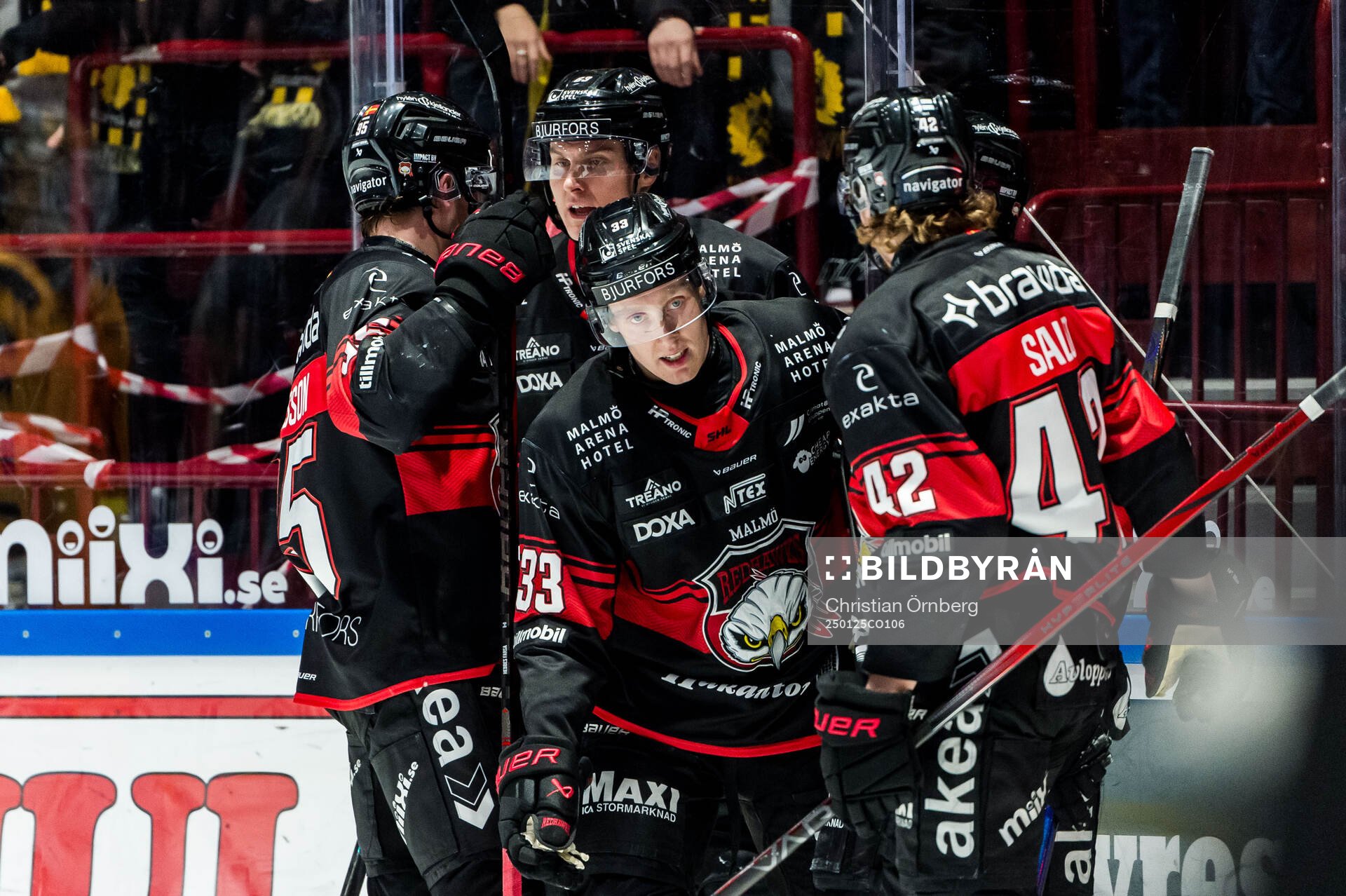Malmö Redhawks Lassi Thomson jublar