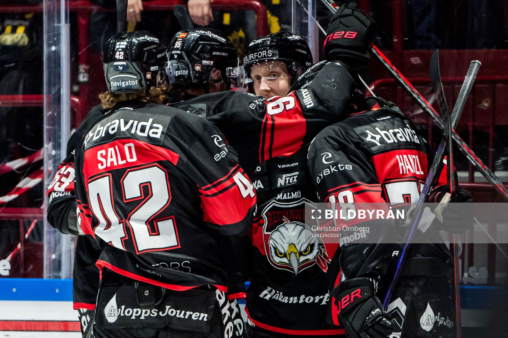 Malmö Redhawks Lassi Thomson jublar