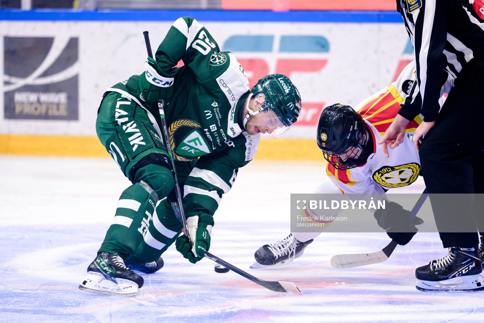 Färjestads Marcus Westfält och Brynäs Gustav Hillström