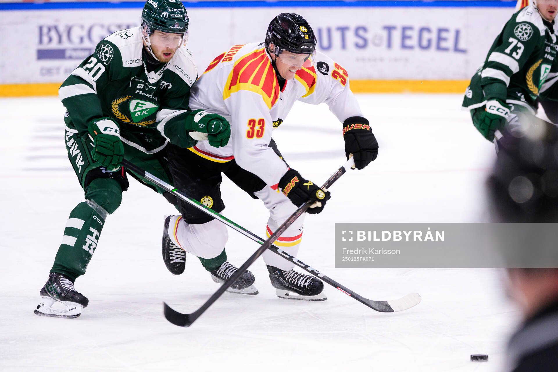 Färjestads Marcus Westfält och Brynäs Jakob Silfverberg