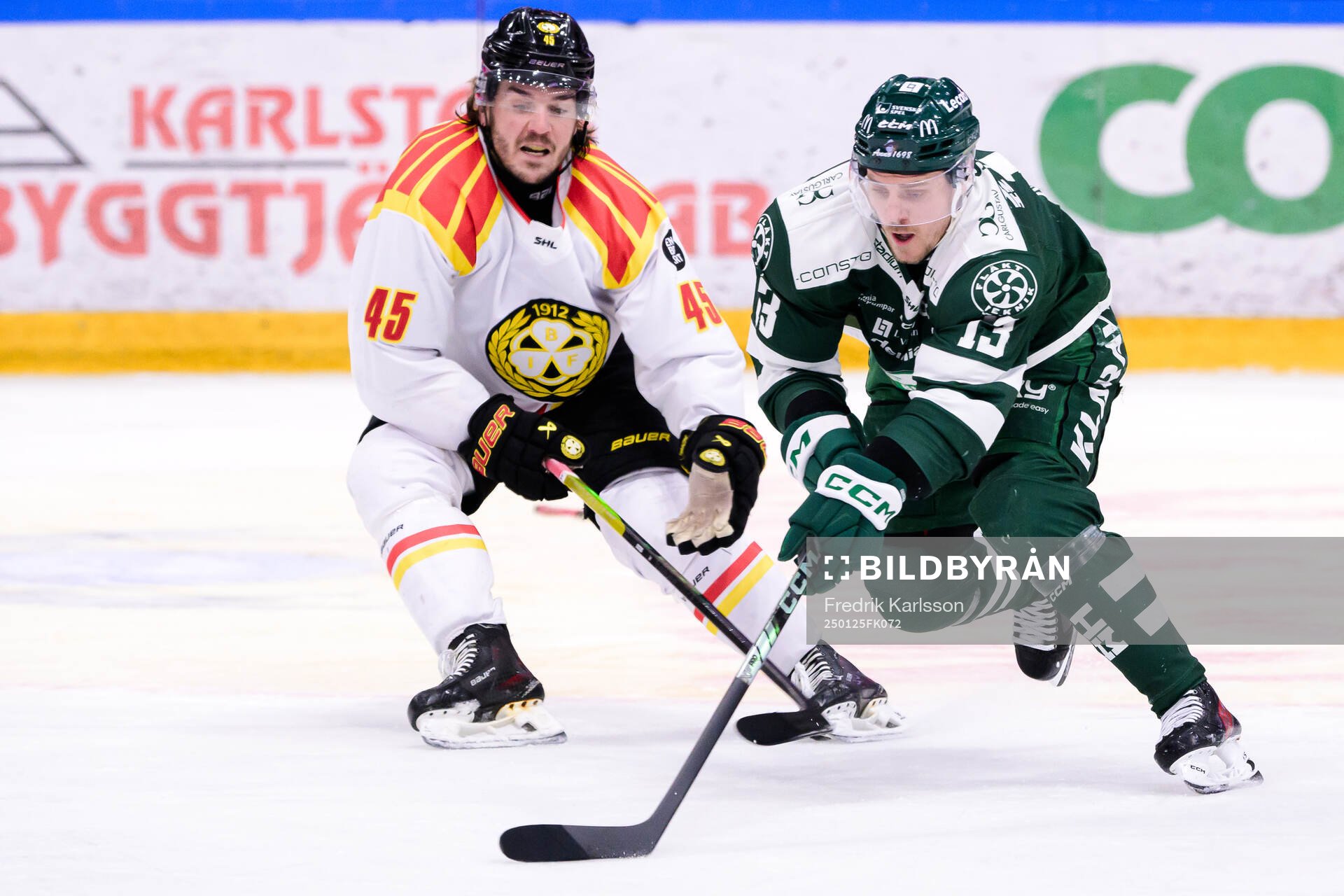 Brynäs Charles-Édouard D'astous och Färjestads Joel