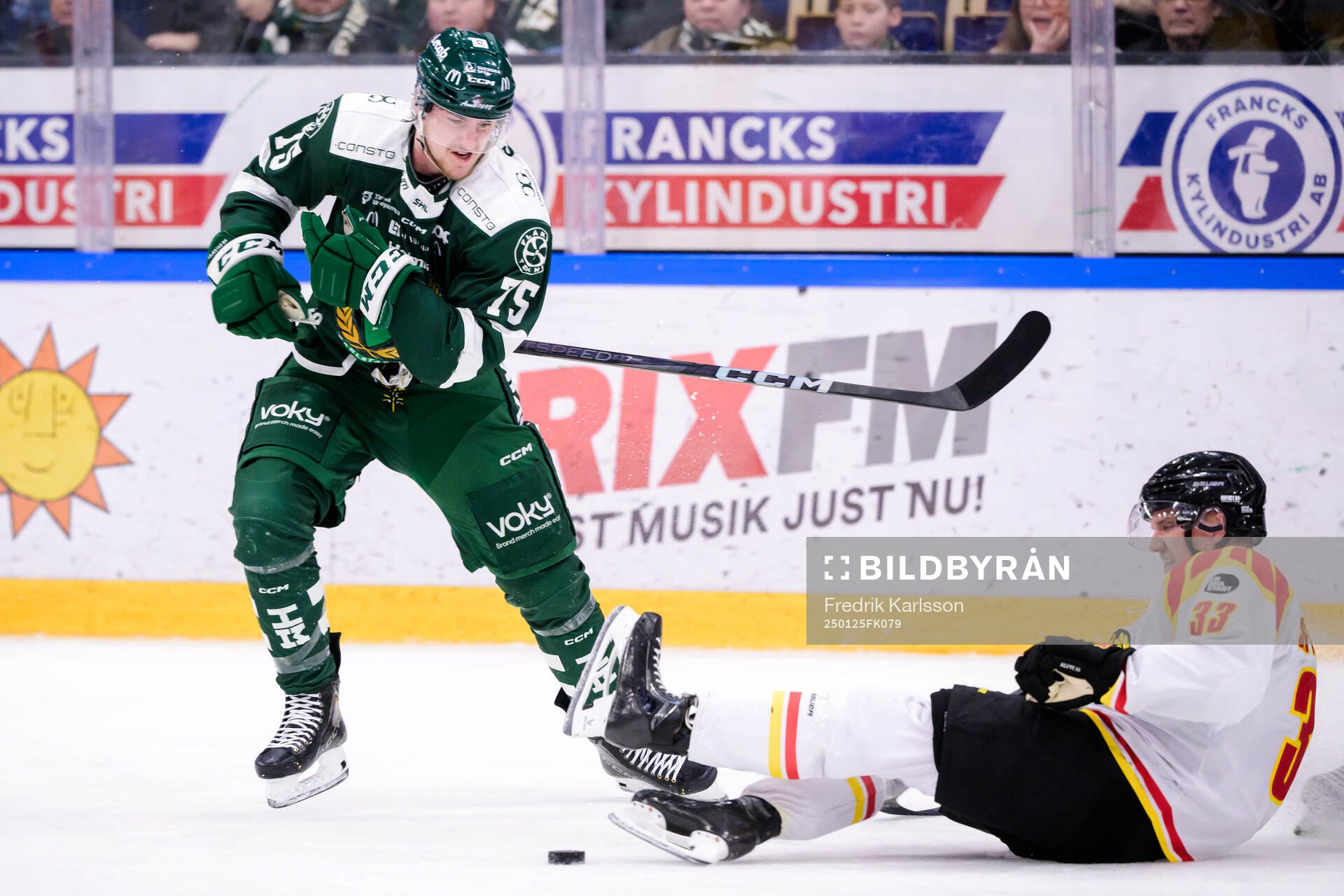 Färjestads Jeremy Salvas Groleau och Brynäs Jakob