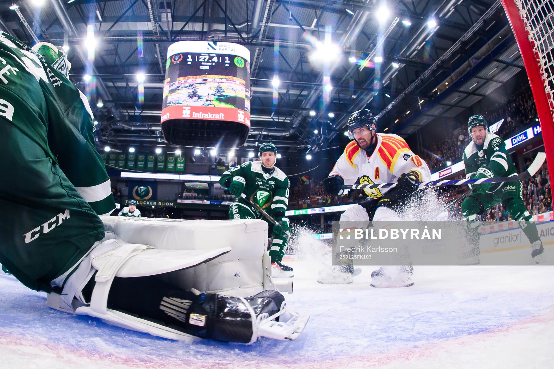 Färjestads Joel Kellman och Brynäs Anton Rödin