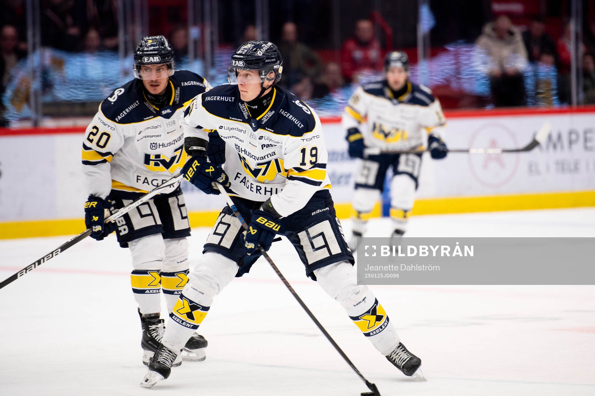 HV71s Andre Petersson och Henrik Borgström