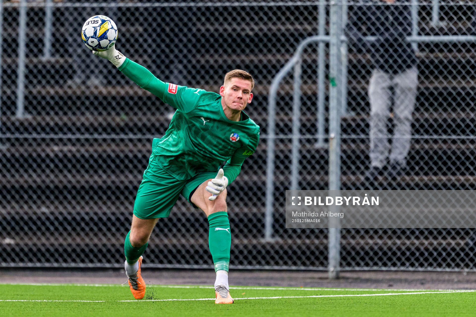 Helsingborgs målvakt Johan Brattberg