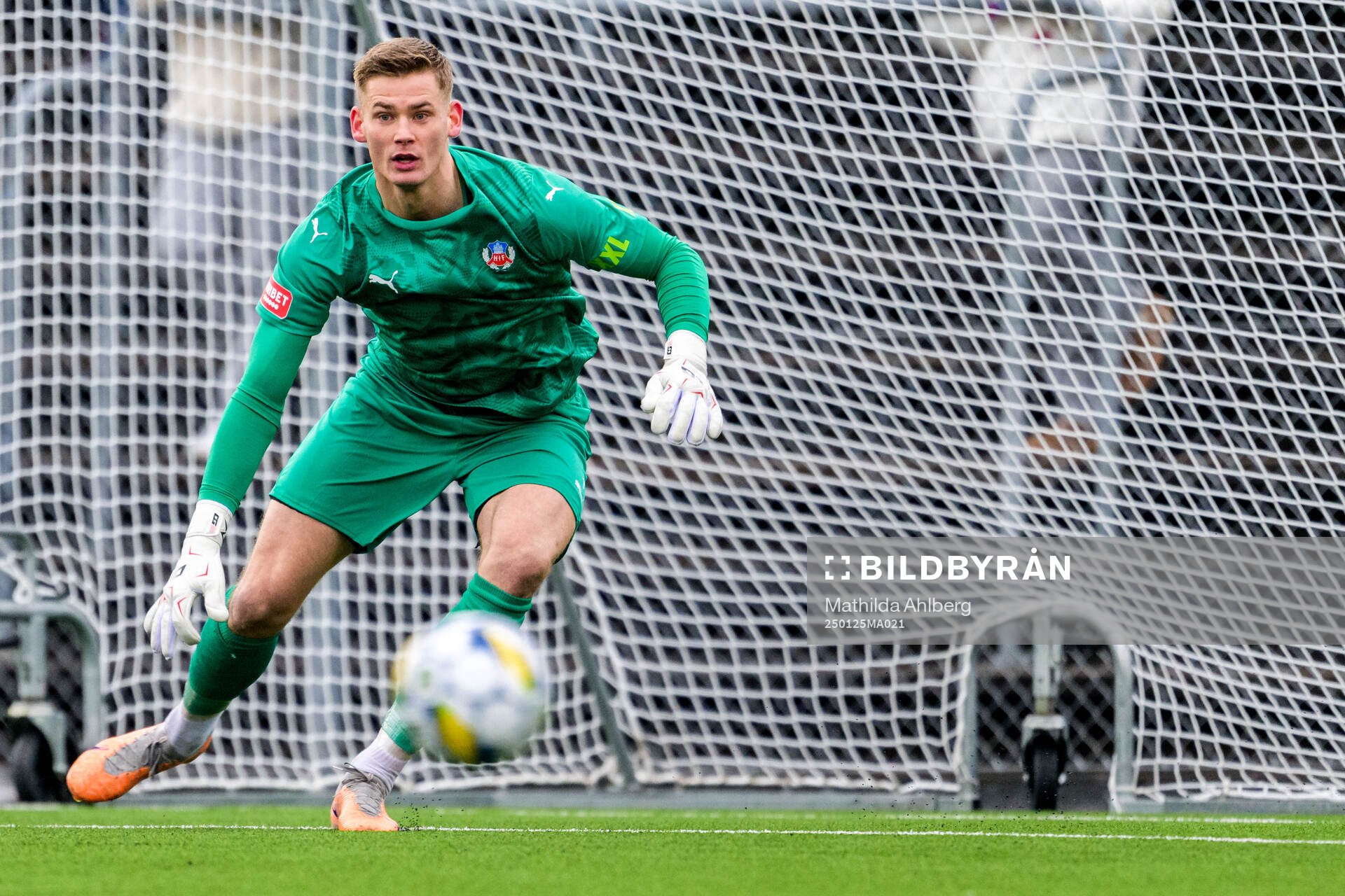 Helsingborgs målvakt Johan Brattberg