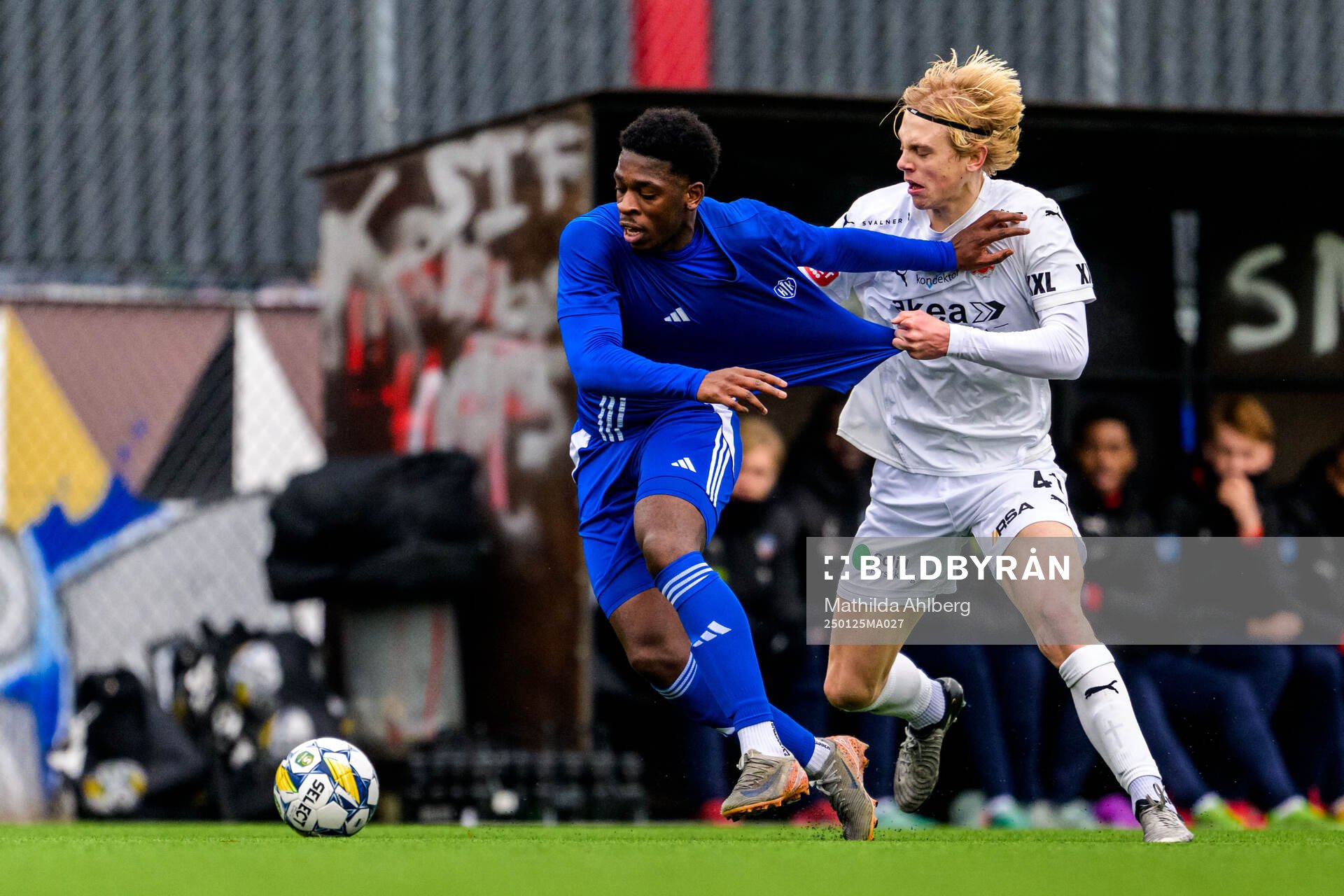 Hellerups Donavan Bagou Kafu och Helsingborgs Ture Görefelt