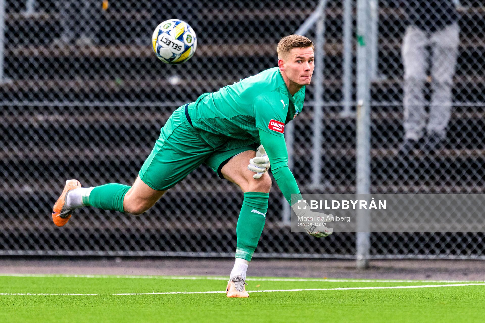 Helsingborgs målvakt Johan Brattberg