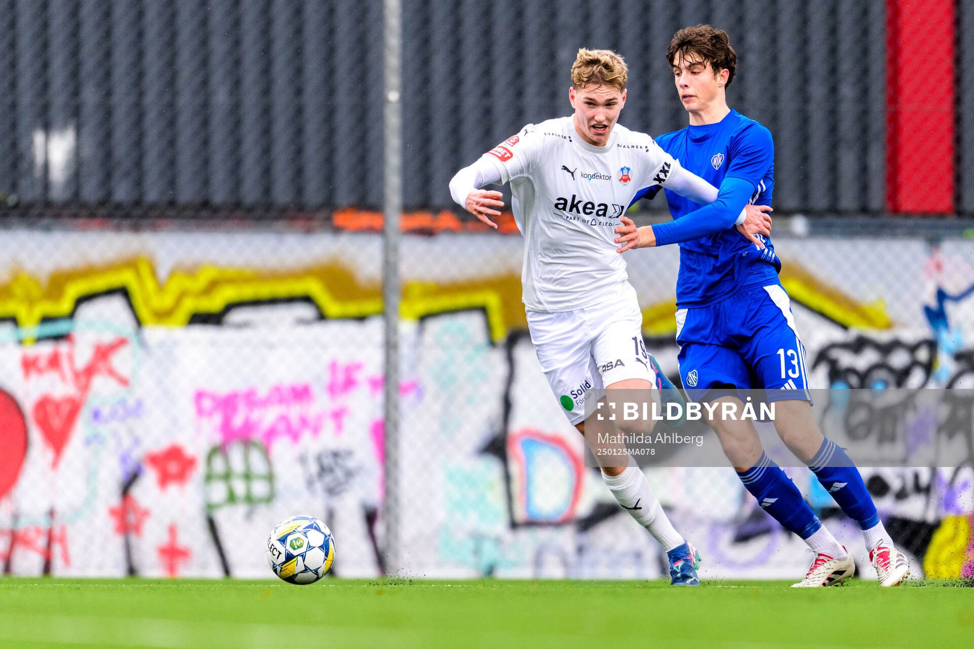Helsingborgs Benjamin Örn och Hellerups Johannes Jepsen