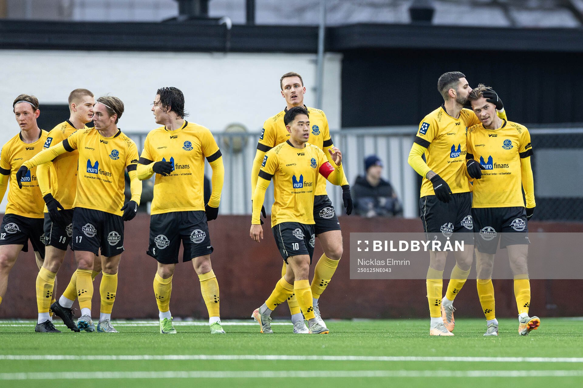 under fotbollsmatchen i träningsmatchen mellan GAIS och