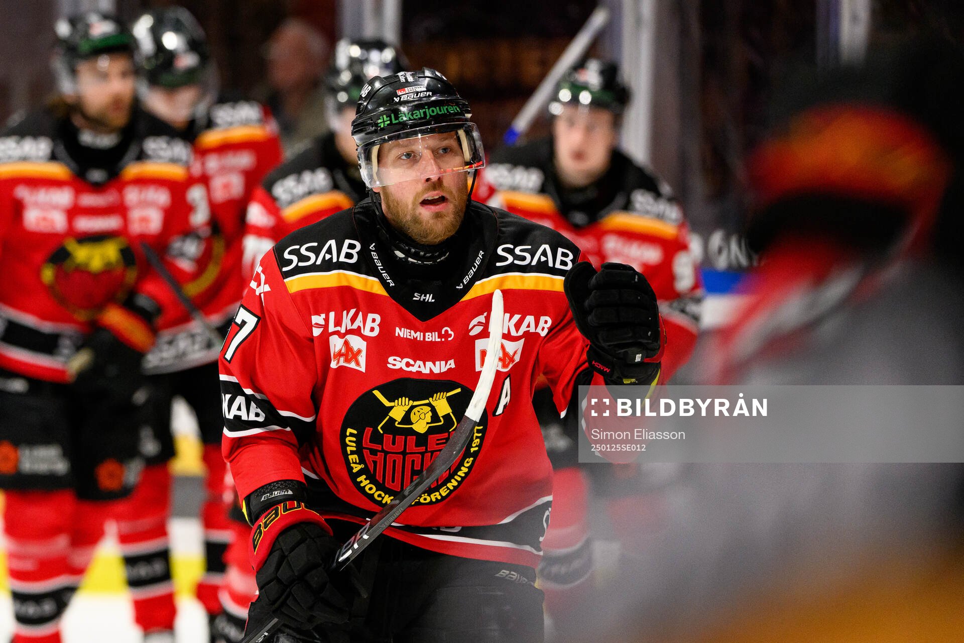 Luleås Linus Omark jublar