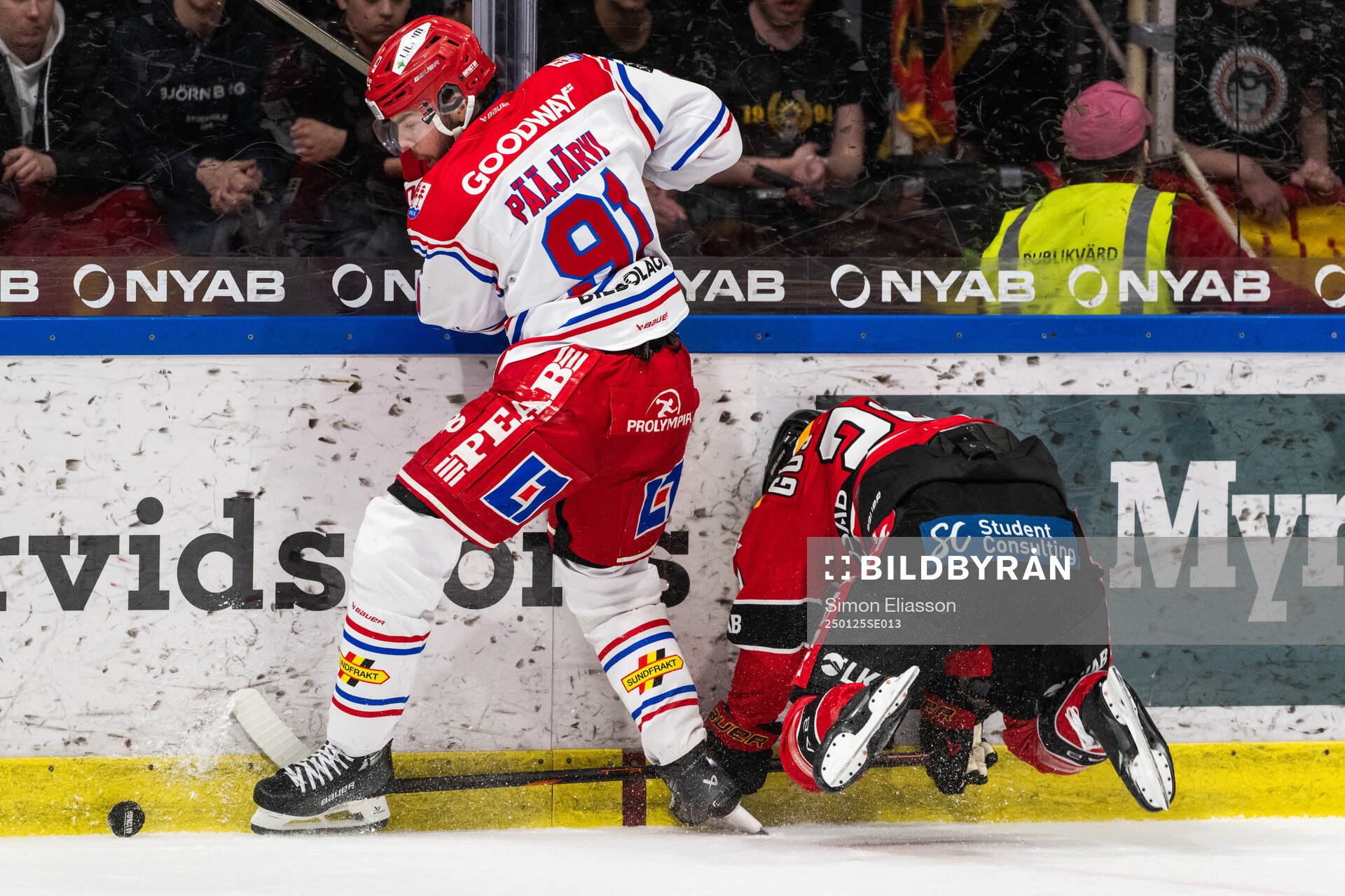 Timrås Magnus Pääjärvi och Luleås Erik Gustafsson