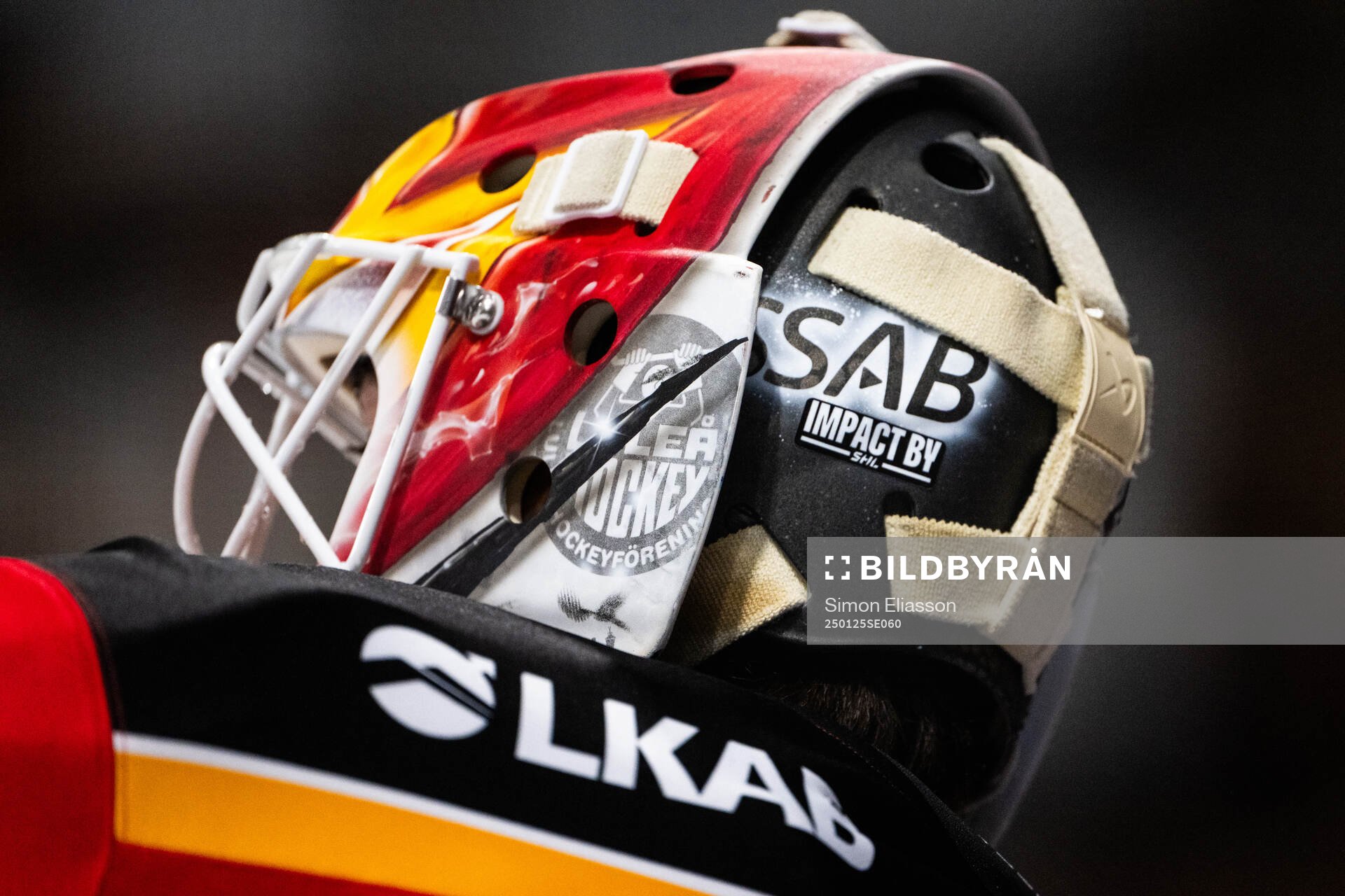 Målvaktshjälm med Impact by SHL