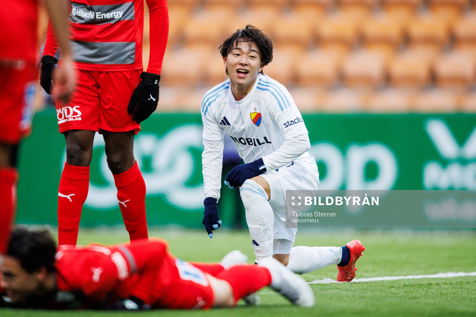 Djurgårdens Keita Kosugi jublar