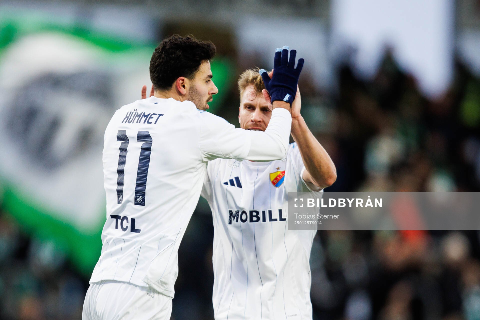 Djurgårdens Deniz Hummet jublar