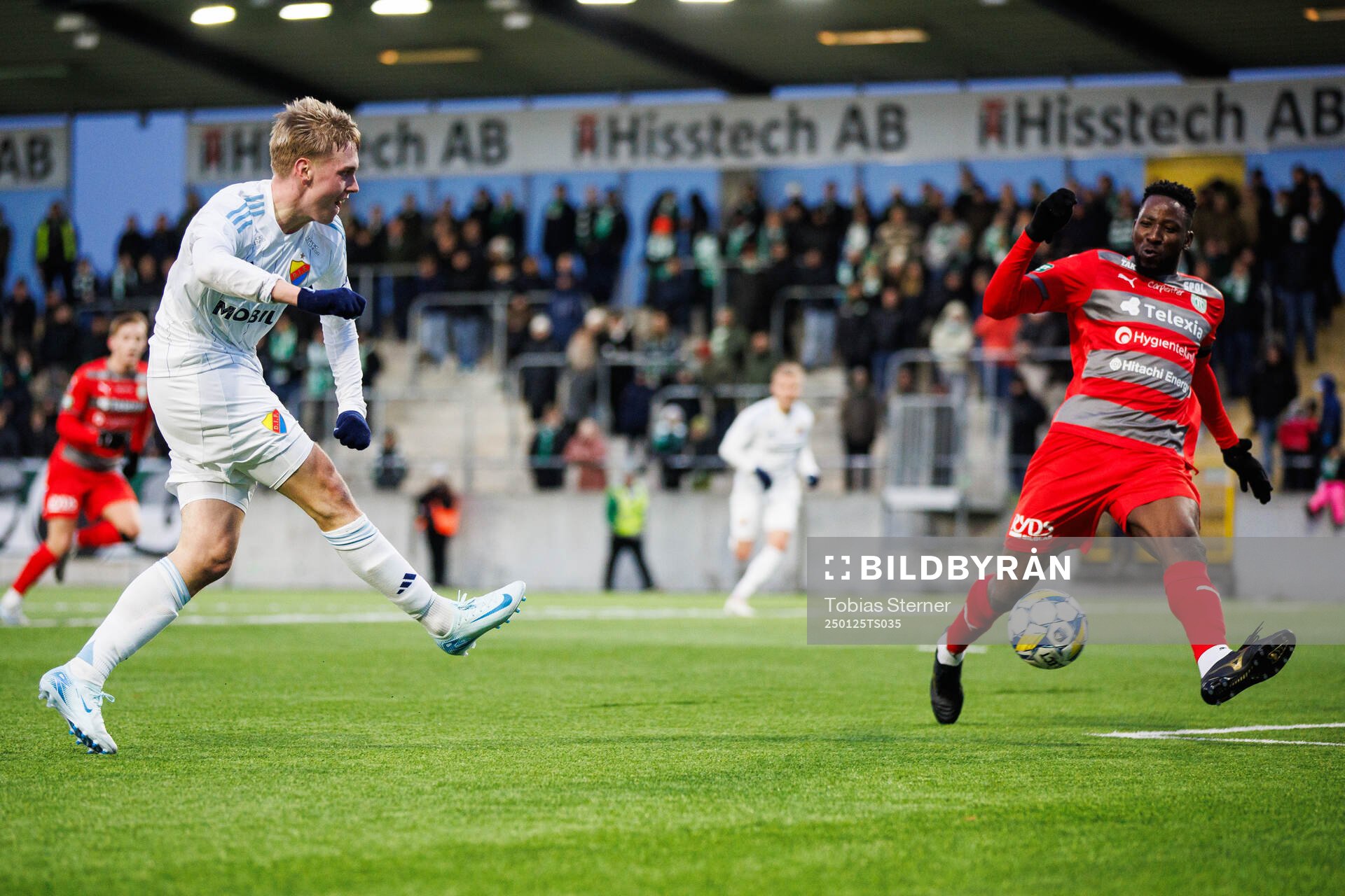 Djurgårdens Santeri Haarala och Västerås Frederic