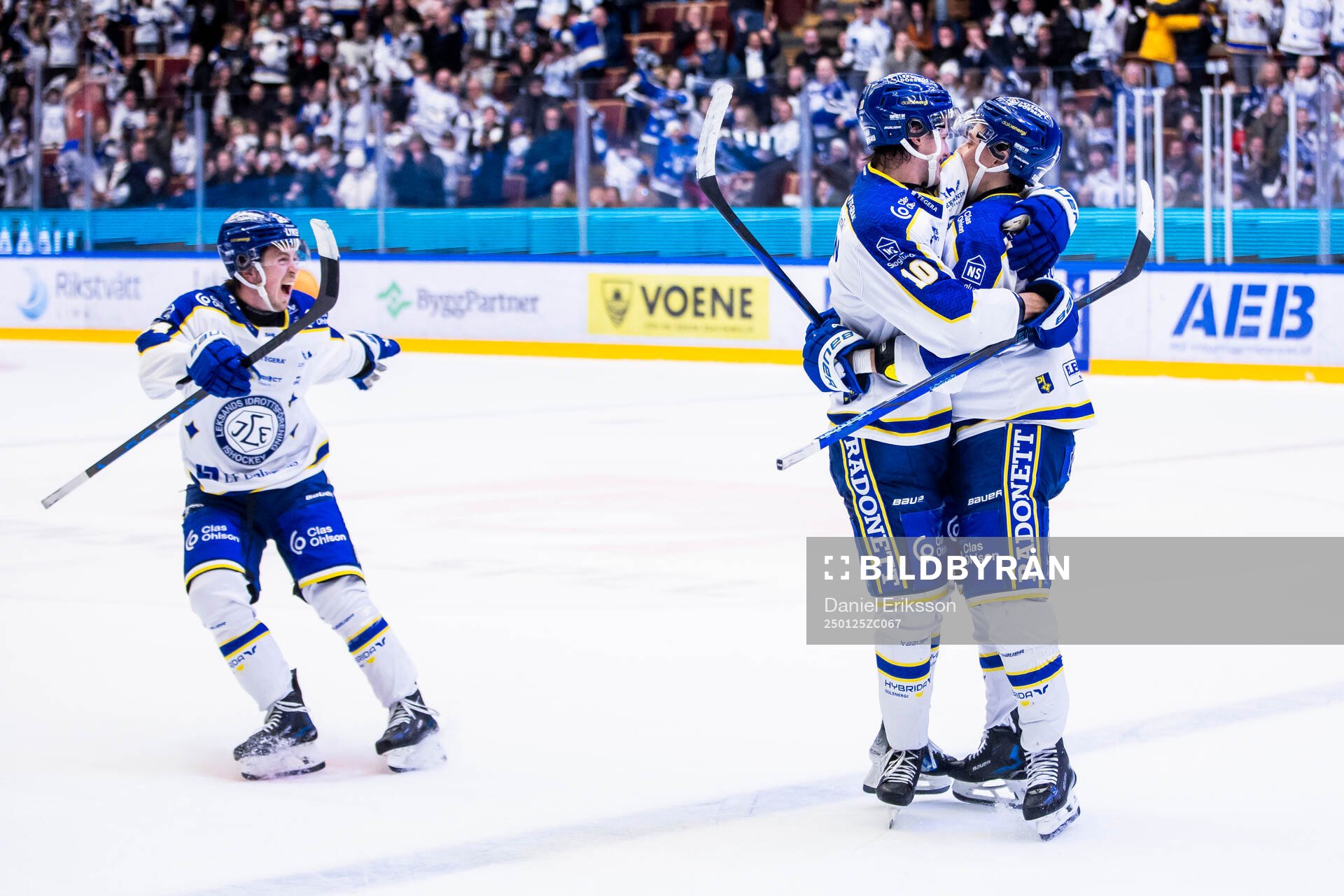 Leksands Max Veronneau jublar