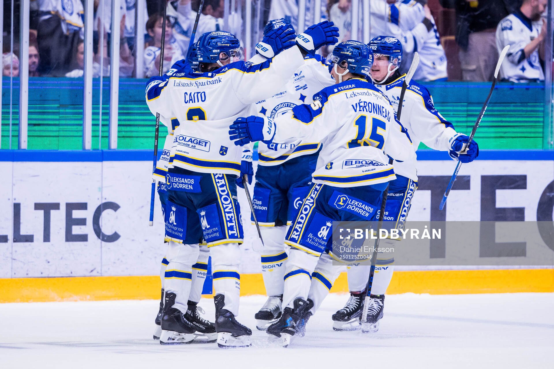Leksands Marcus Karlberg jublar