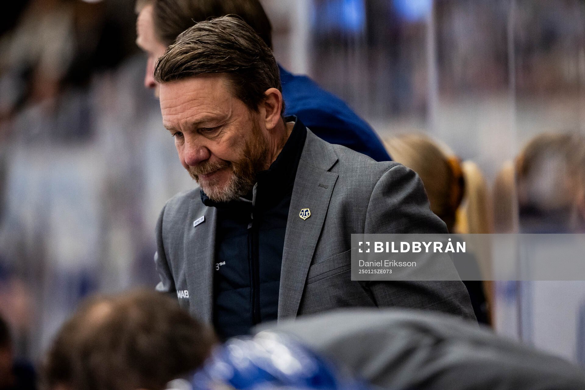 Leksands tränare Charles Berglund