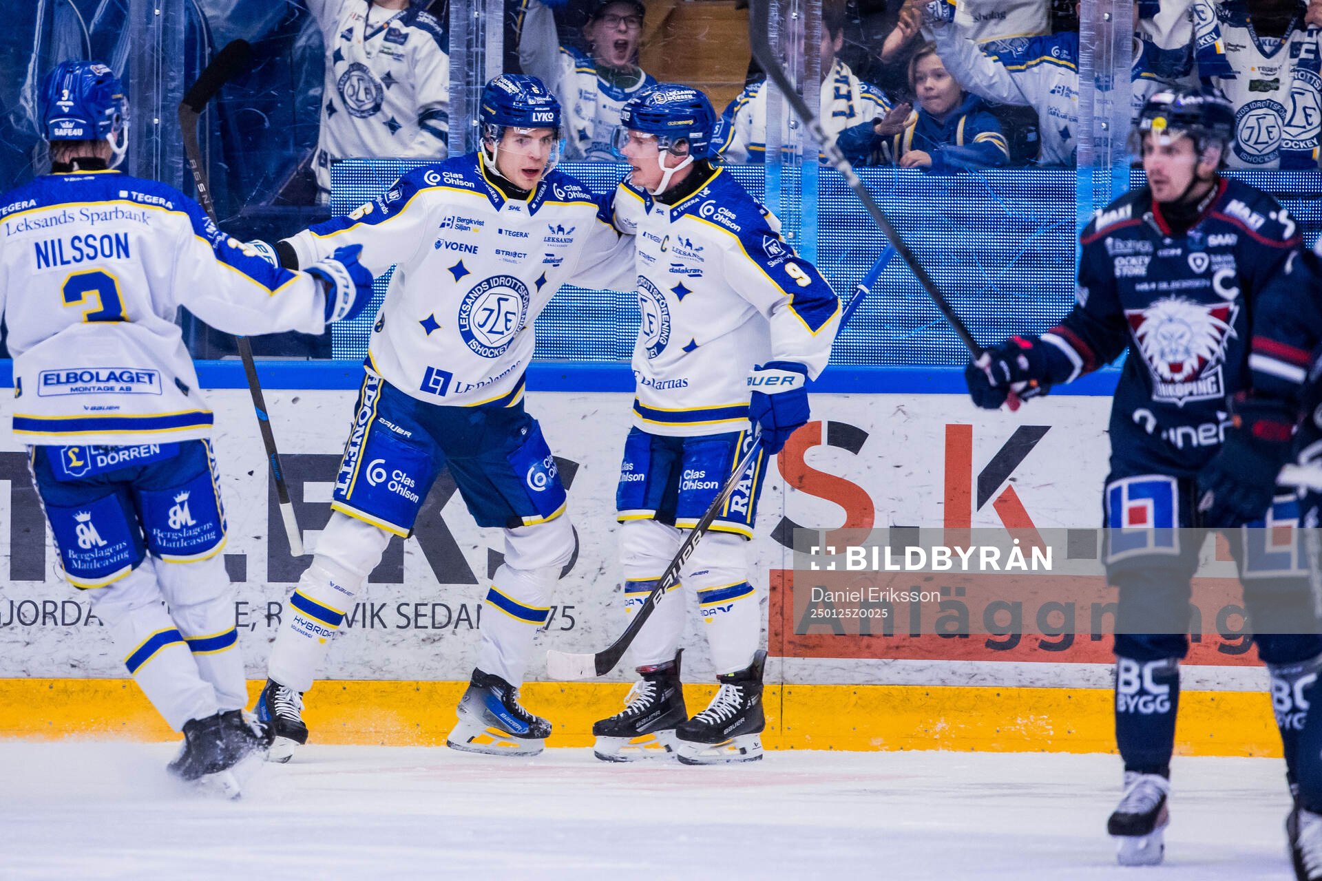 Leksands Alexander Lundqvist jublar