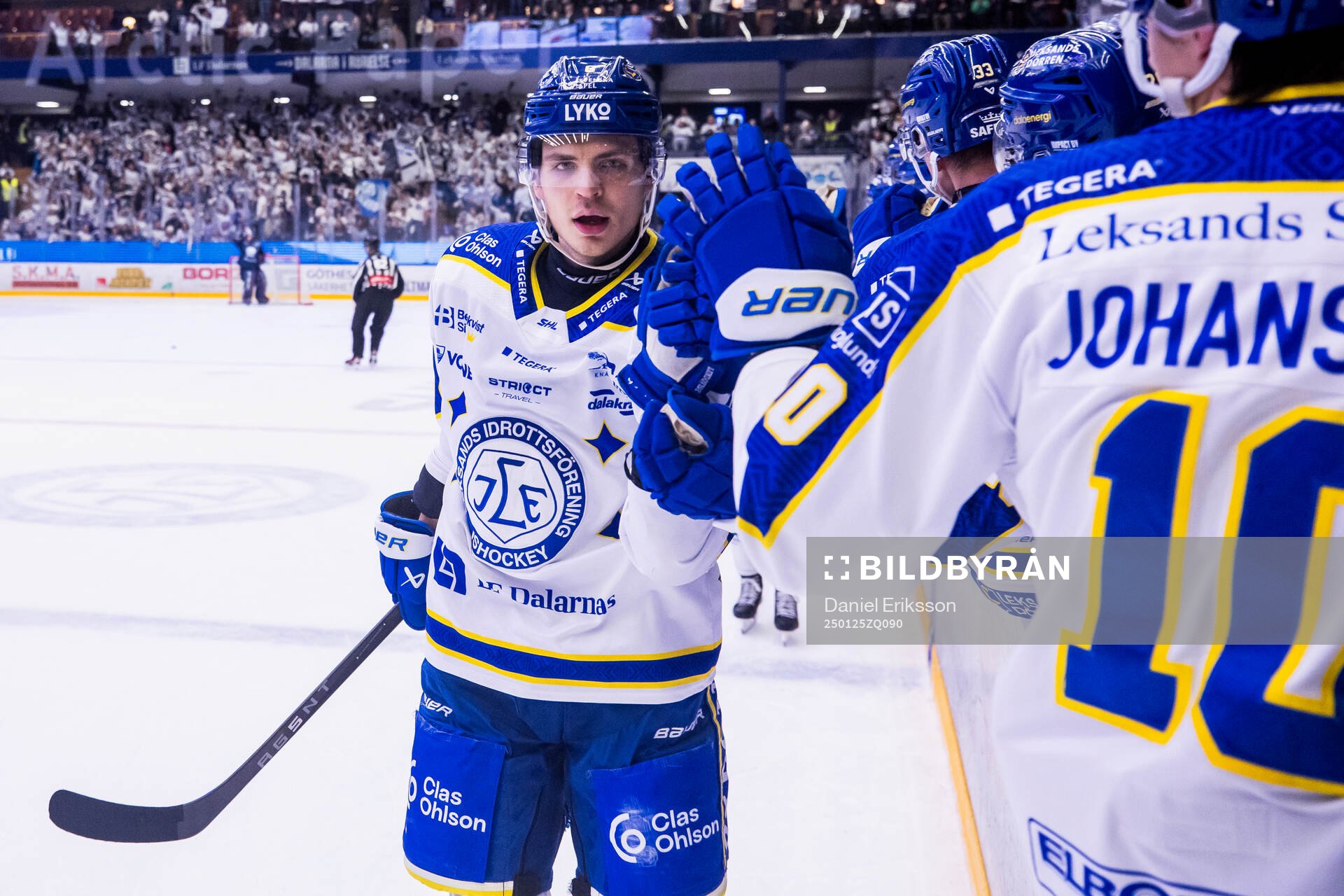 Leksands Alexander Lundqvist jublar