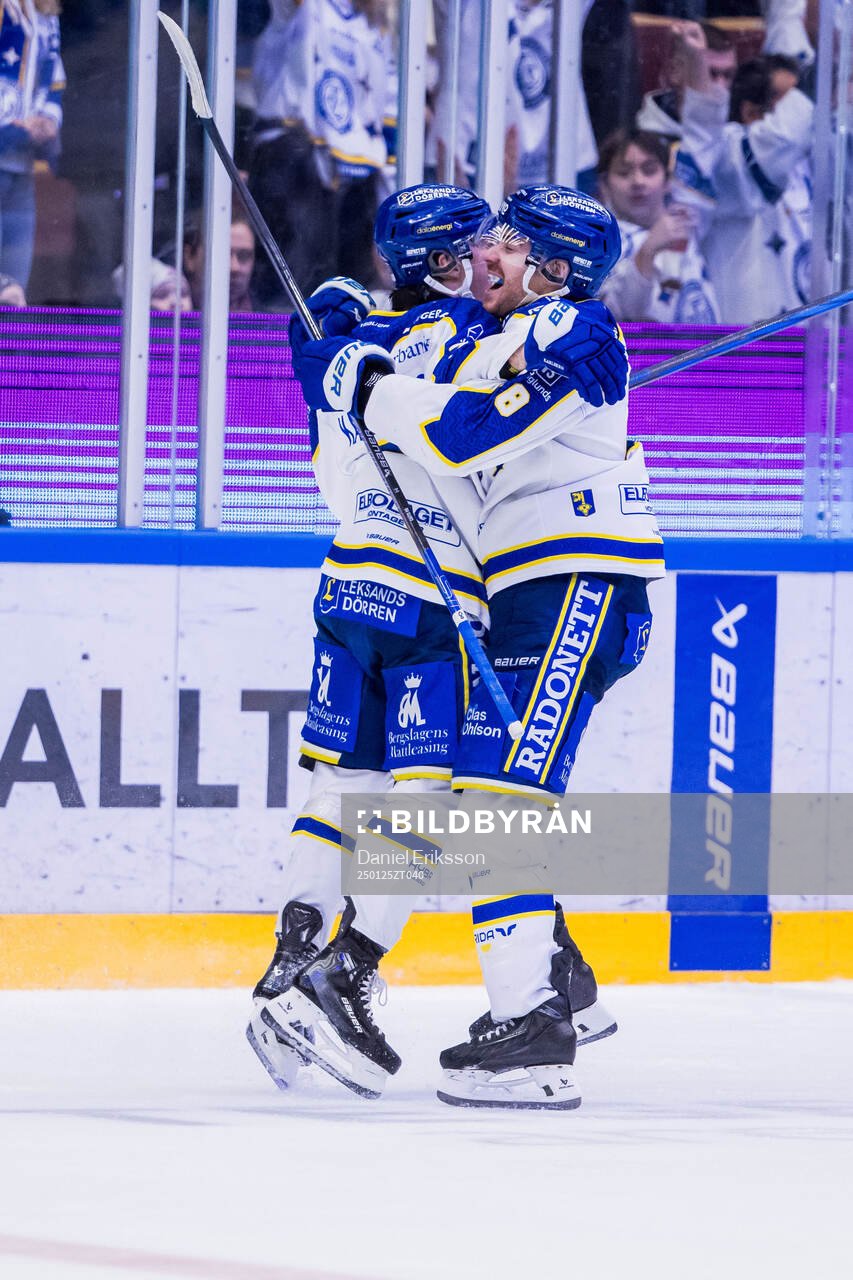 Leksands Marcus Karlberg jublar