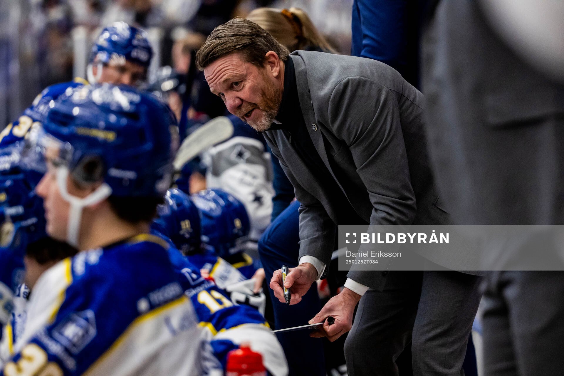 Leksands tränare Charles Berglund