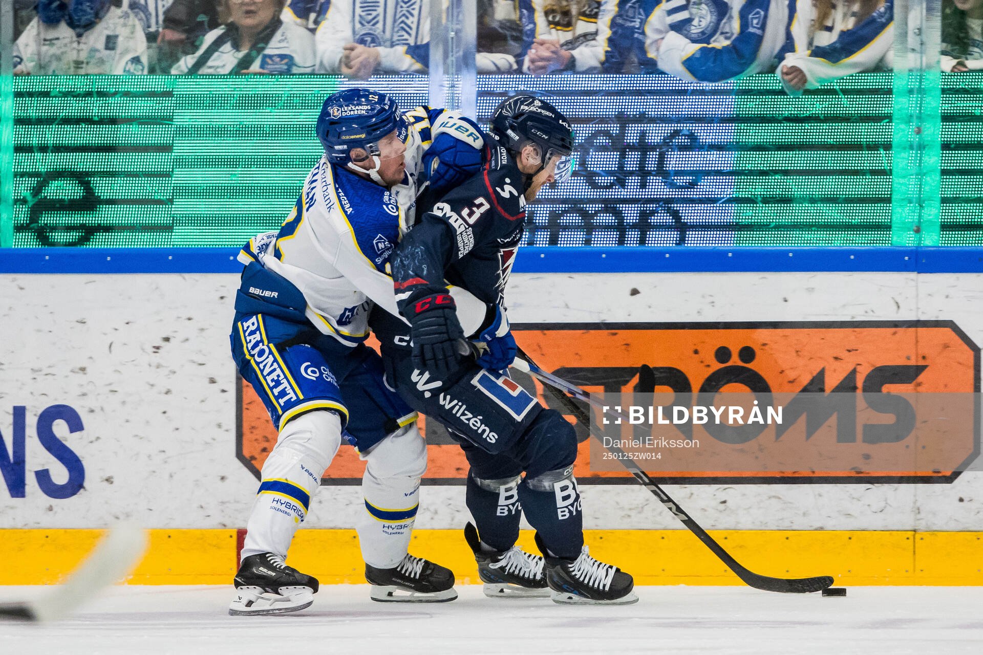 Leksands Kalle Östman och Linköpings Linus Hultström
