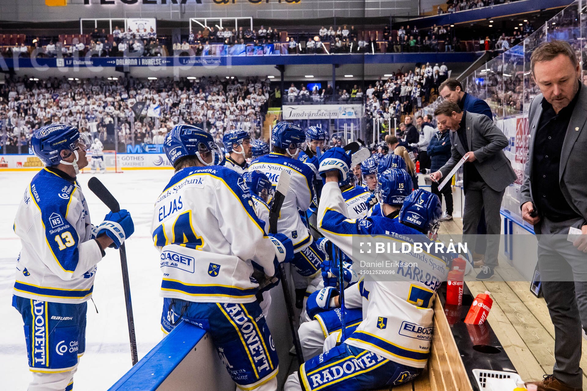 Leksands tränare Charles Berglund