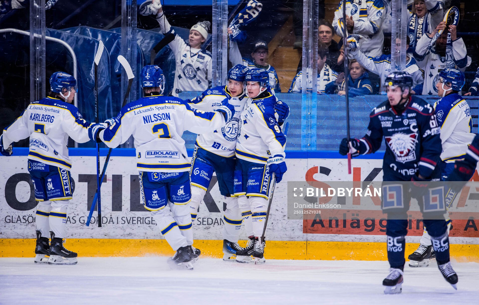 Leksands Alexander Lundqvist jublar