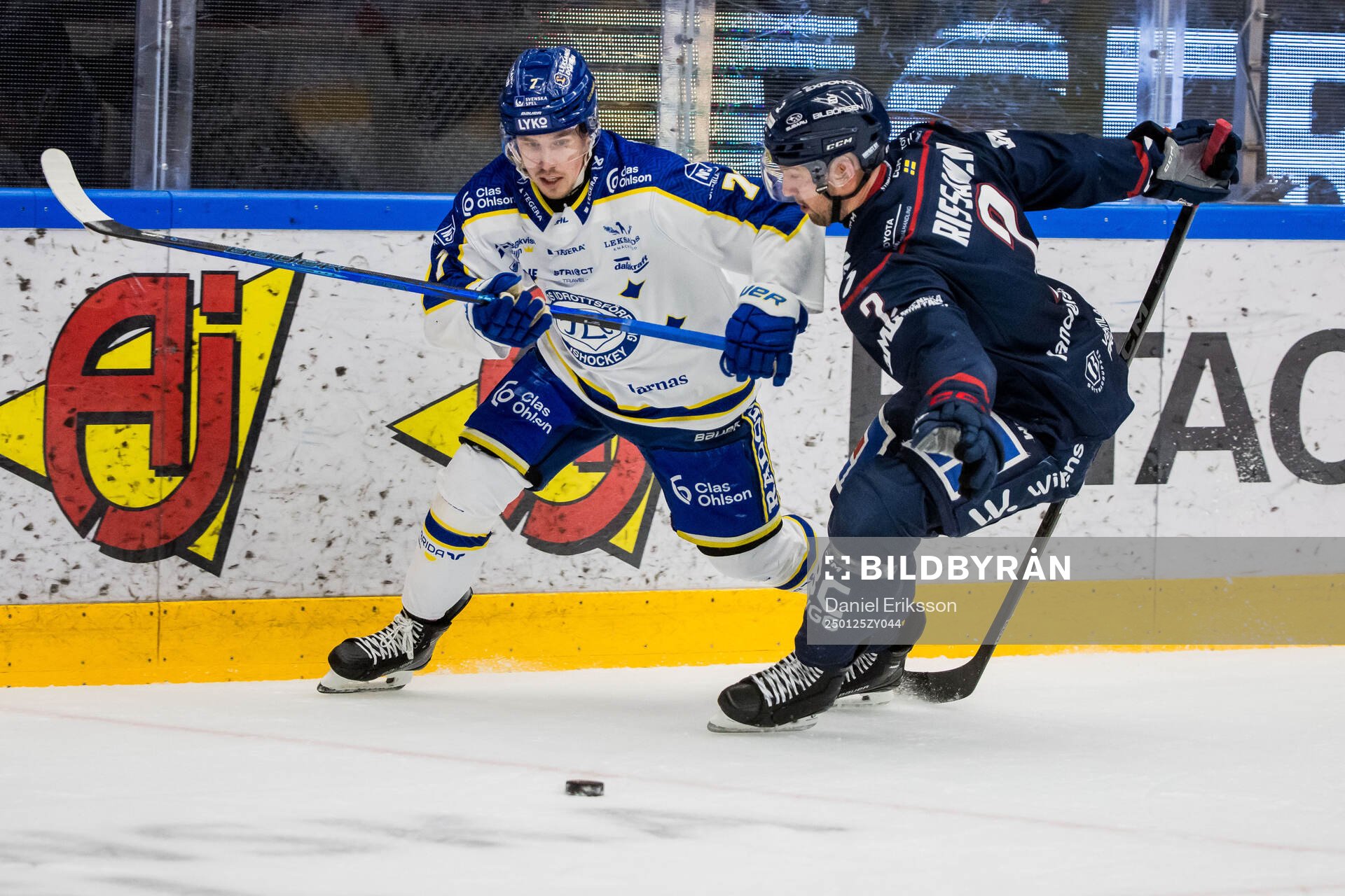 Leksands Anton Johansson och Linköpings Rasmus Rissanen