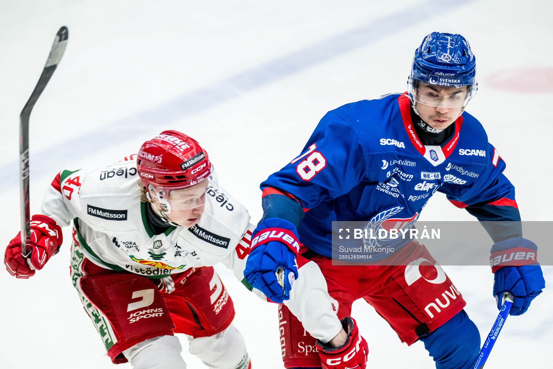 Moras Felix Johansson och Oskarshamns Evan Weinger