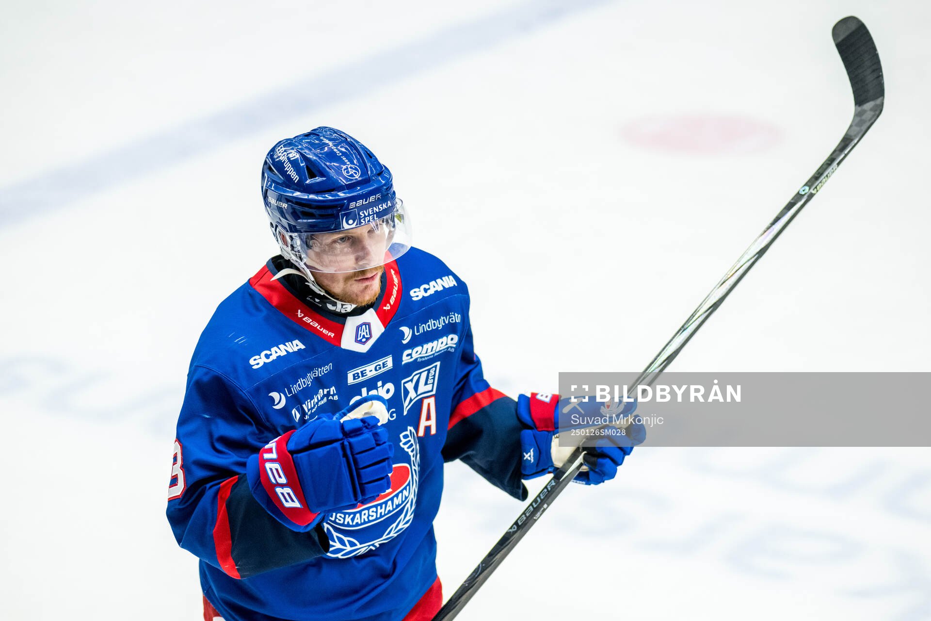 Oskarshamns Niclas Burström jublar