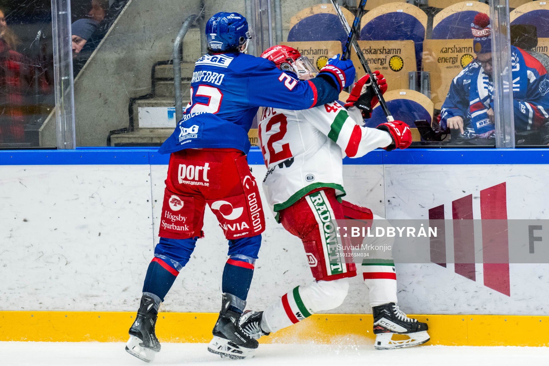 Oskarshamns Erik Reed Bradford och Moras Kalle Kratz