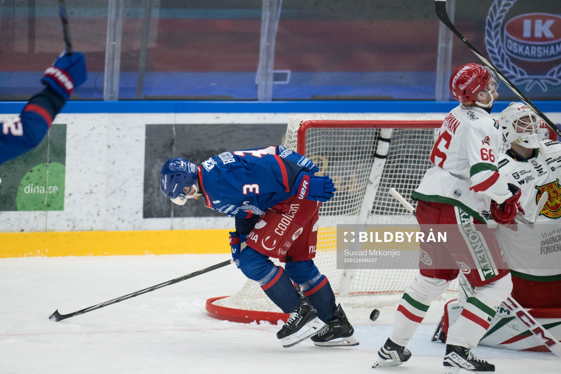 Oskarshamns Niclas Burström jublar