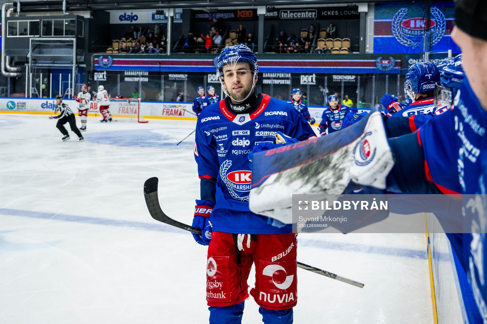 Oskarshamns Liam Hawel jublar