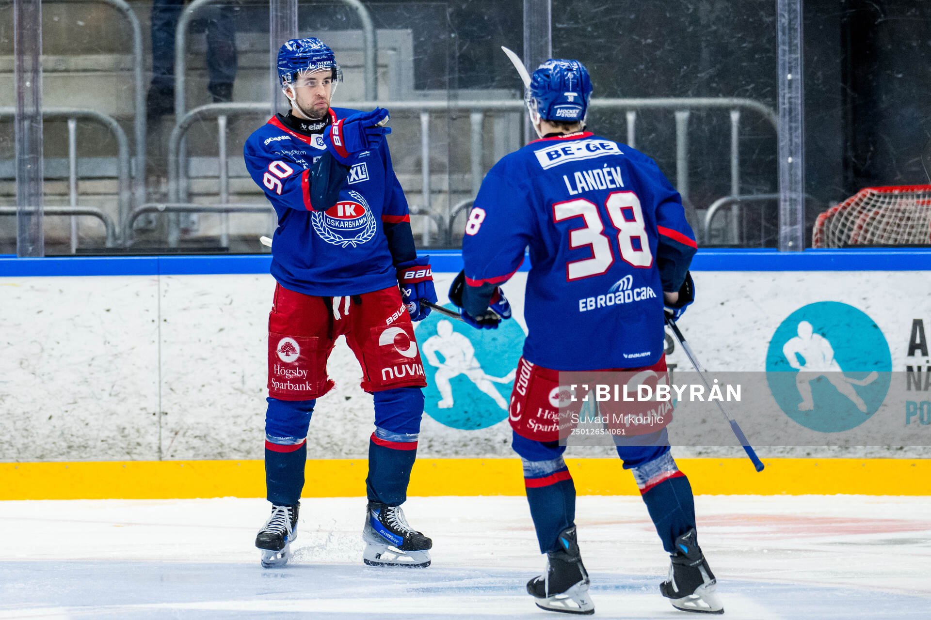 Oskarshamns Liam Hawel jublar