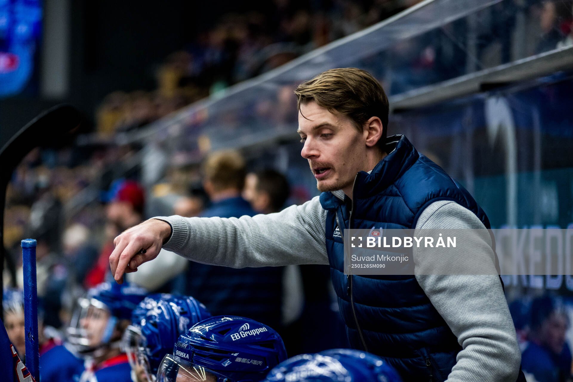 Oskarshamns tränare Albin Blomqvist