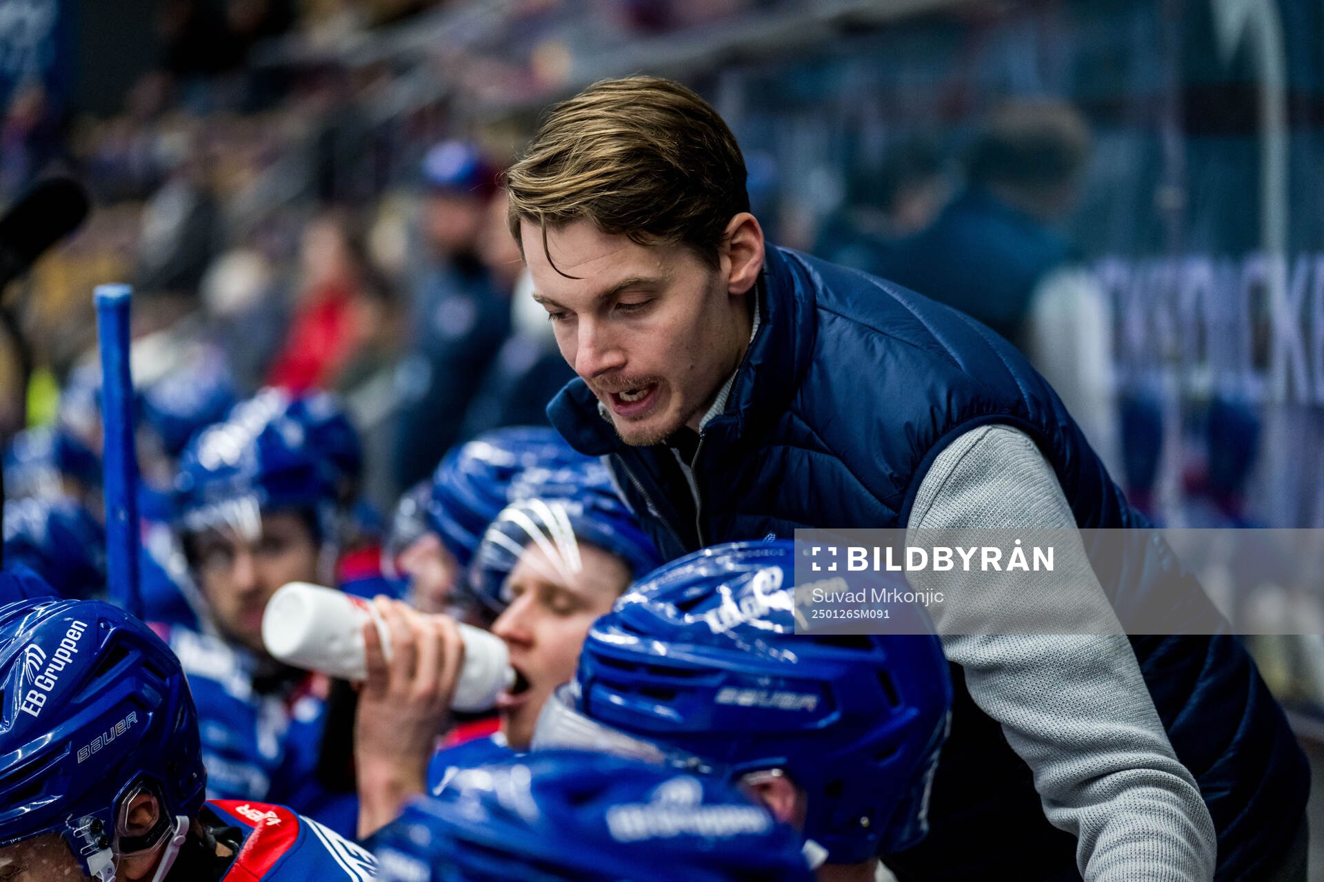 Oskarshamns tränare Albin Blomqvist