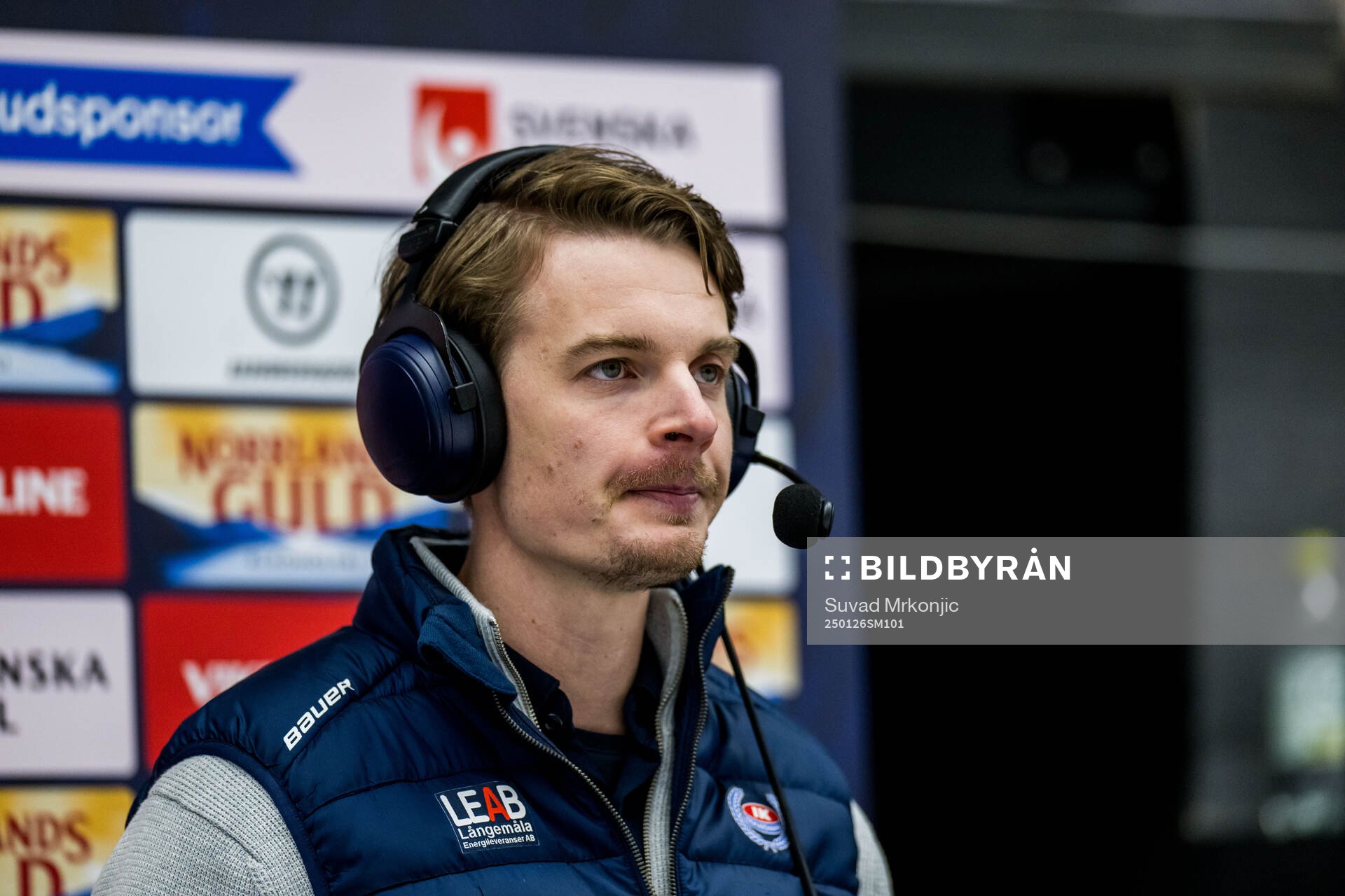 Oskarshamns tränare Albin Blomqvist