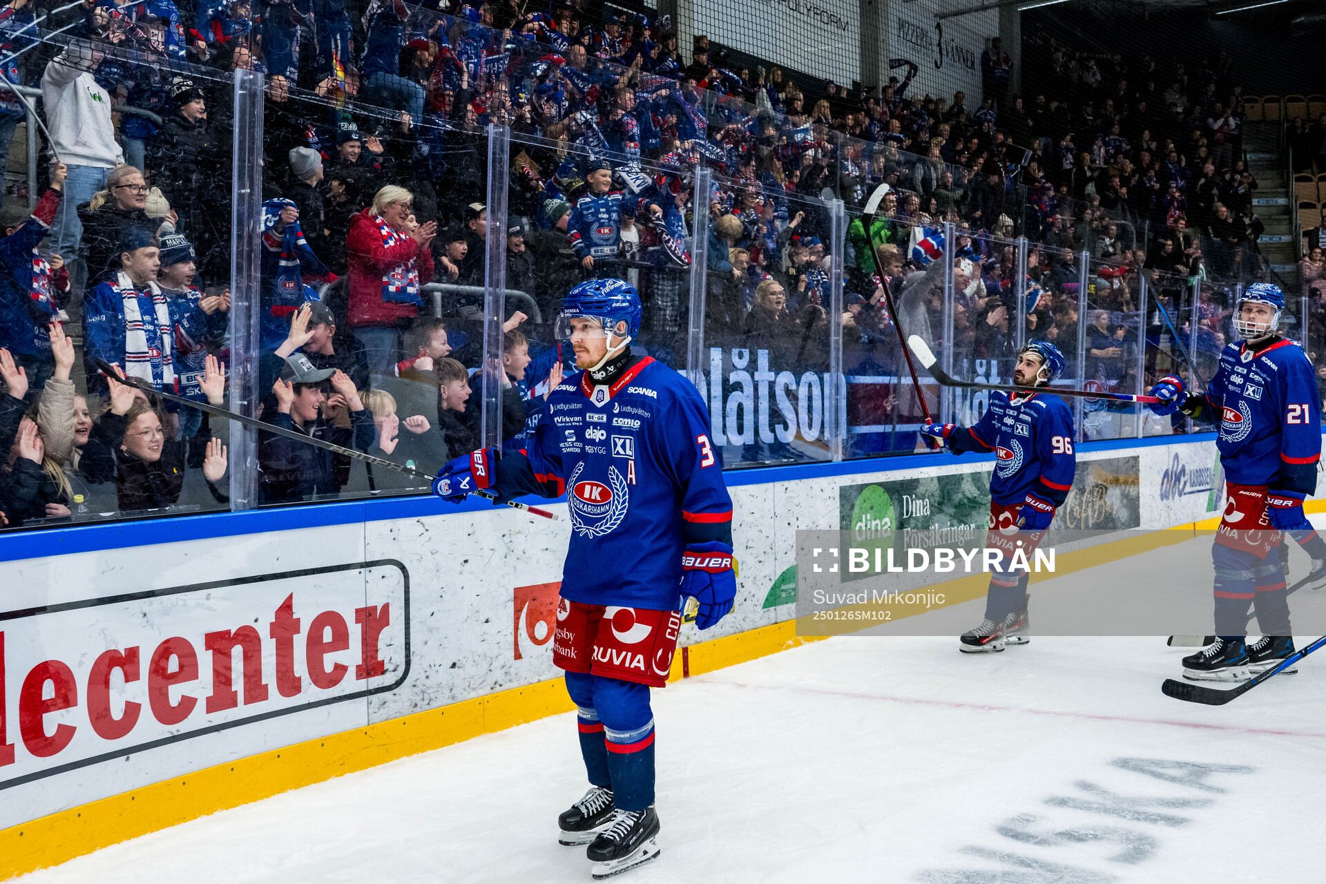 Oskarshamns Niclas Burström jublar