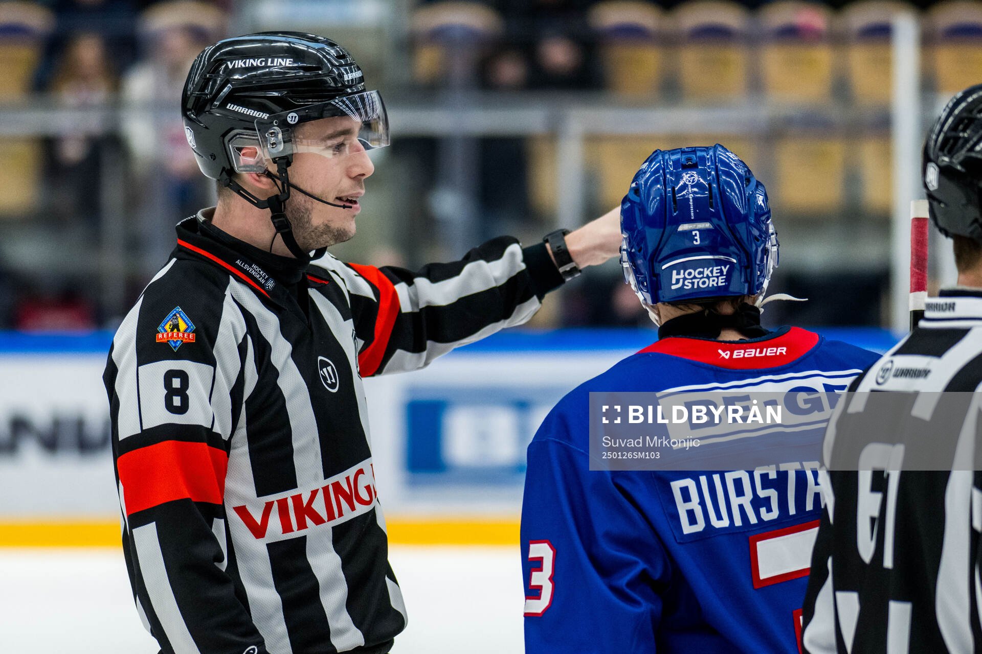Domare Oscar Niklasson och Oskarshamns Niclas Burström
