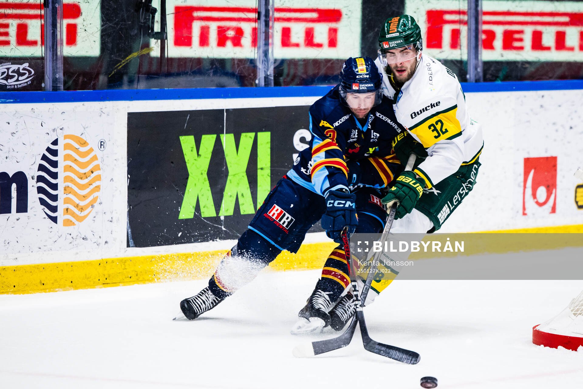 Djurgårdens August Berg och Björklövens Jacob Olofsson