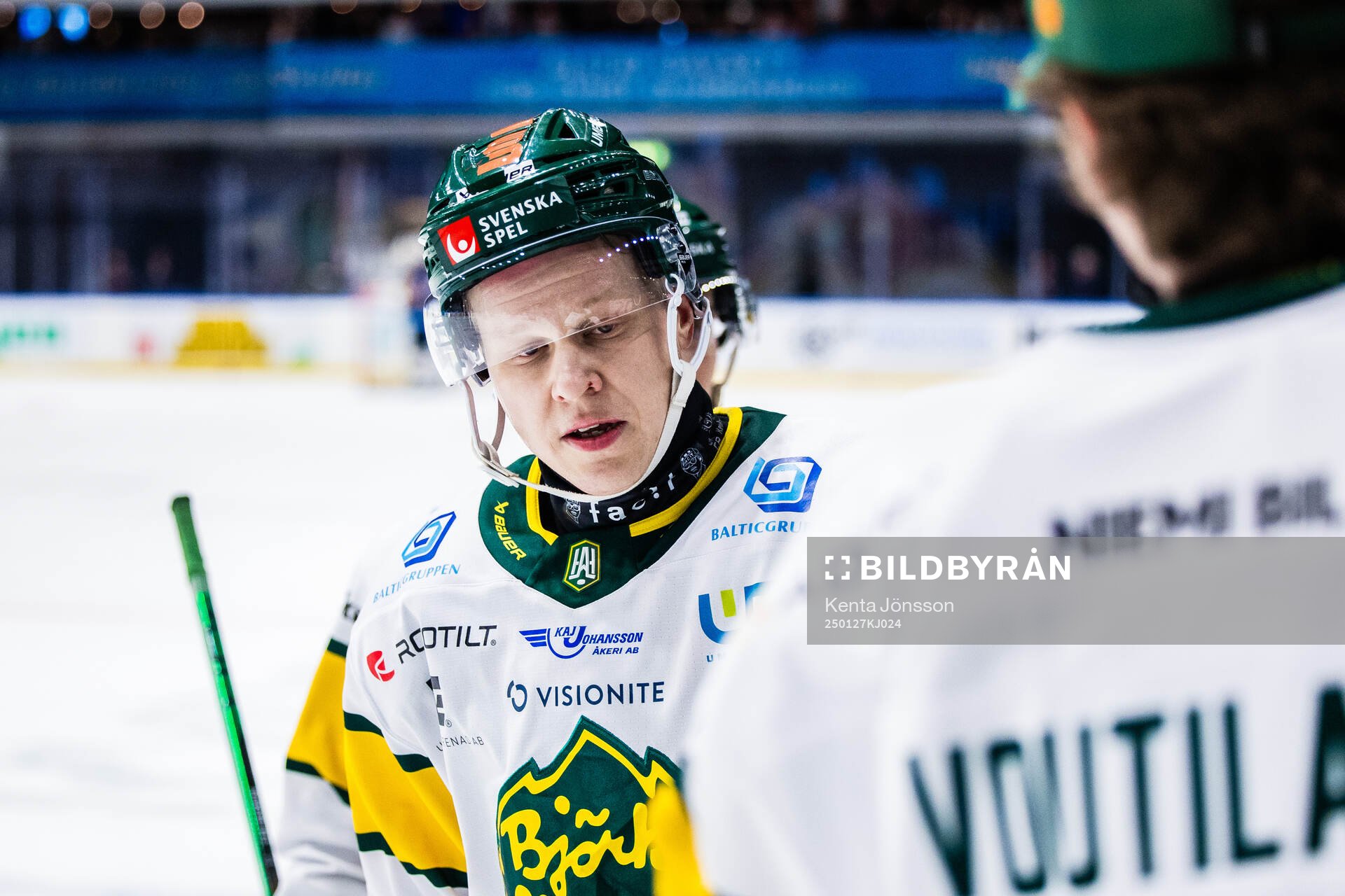 Björklövens Joel Mustonen jublar