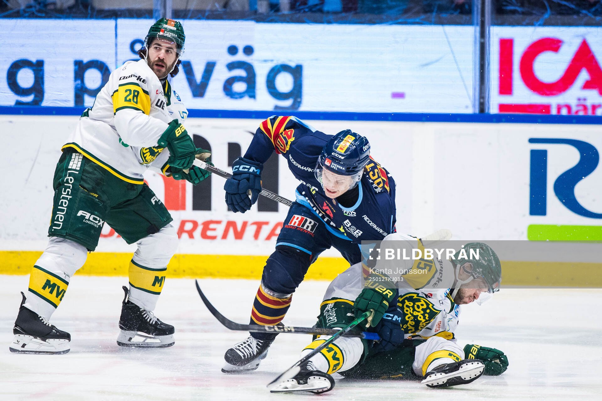 Djurgårdens Arvid Costmar och Björklövens Mattias
