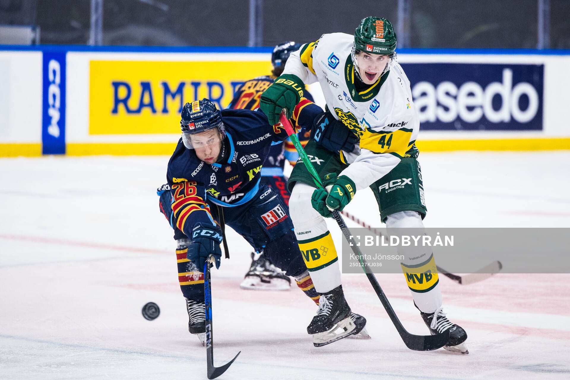 Djurgårdens Fredric Weigel och Björklövens Martin