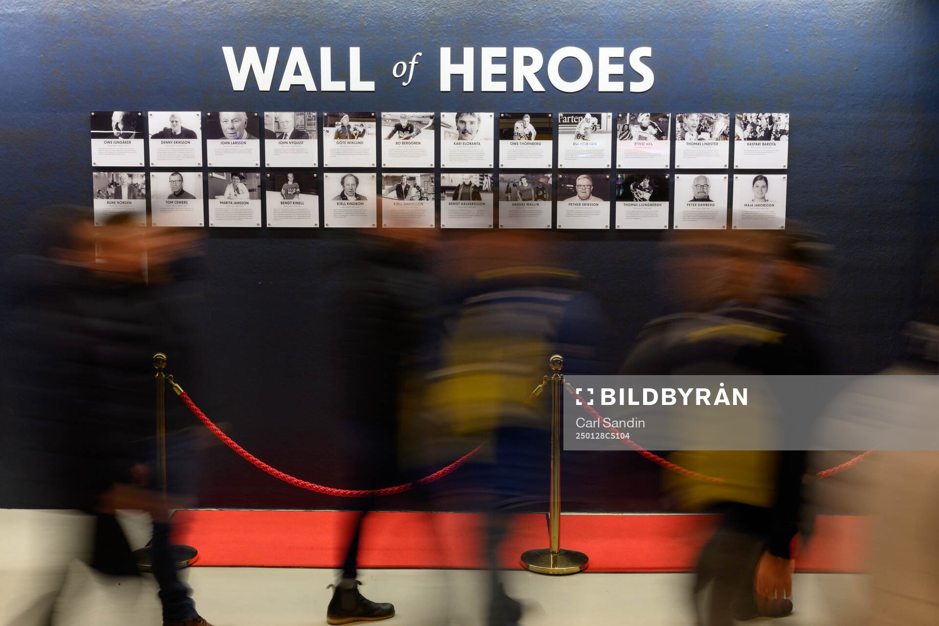 Wall of Heroes i Husqvarna Garden