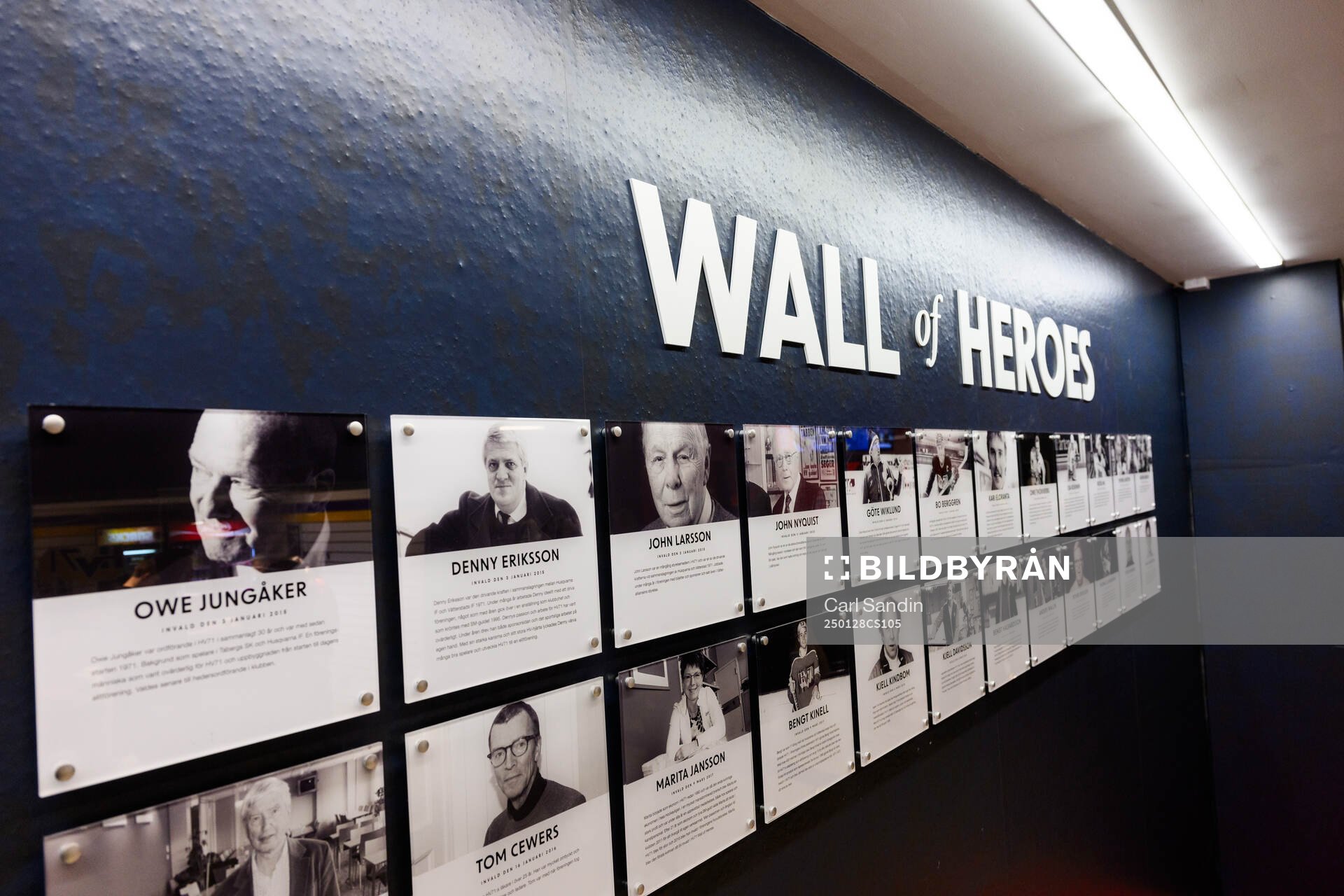 Wall of Heroes i Husqvarna Garden